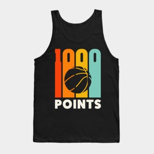 1000 Points Basketball Scorer High School Basketball Mom Tank Top